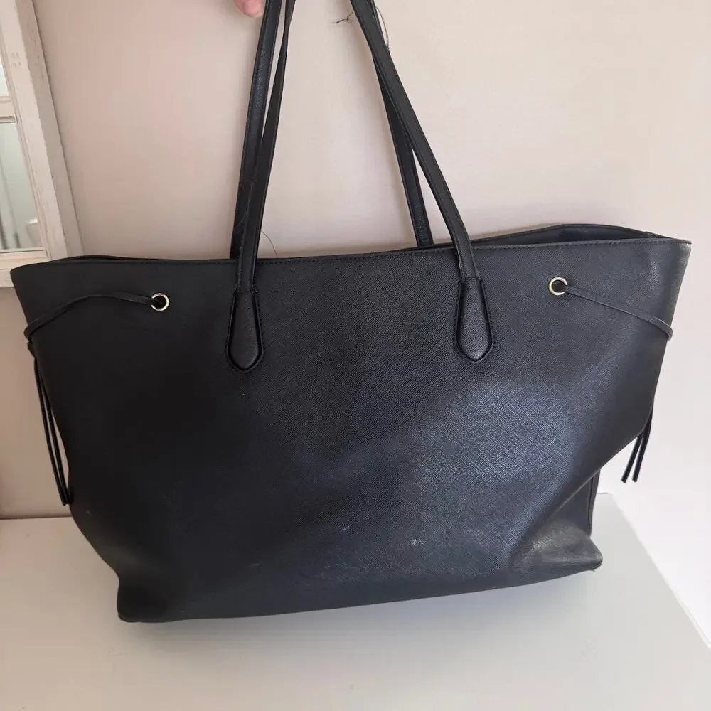 Kate Spade Laurel Way Ari Tote Black Saffiano Leather Large - READ DESC.